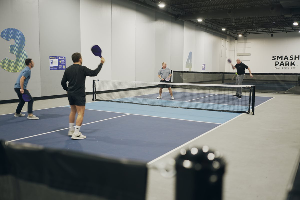 Staff Plays Pickleball